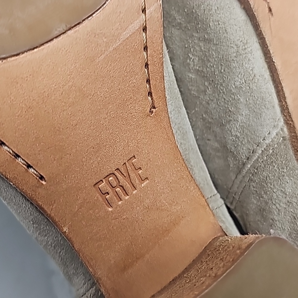 Frye Naomi picks Tisch shootie soft oiled suede block heel ankle boots bootie 11 - Picture 8 of 9